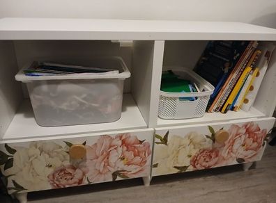 Ikea Besta tv toy storage bench with 2 drawers 120cm x 42cm x 64cm