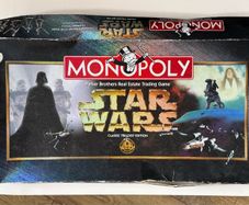 Vintage Monopoly Star Wars Classic Trilogy 1997