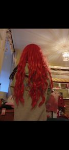 Pink wig