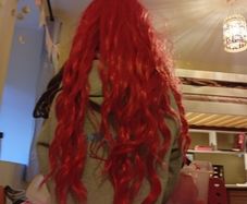Pink wig