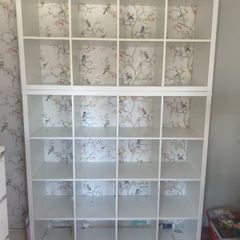 IKEA wooden storage cubes