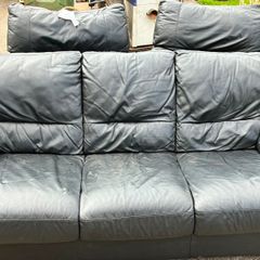 Leather Couch and 2 Arm Chairs