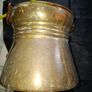 Antique Copper Cauldron featuring a Forged Bail Handle, Postage Available, Image 5