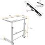 Laptop Table Height Adjustable Large 80x40 - Free Delivery Nationwide Image 2