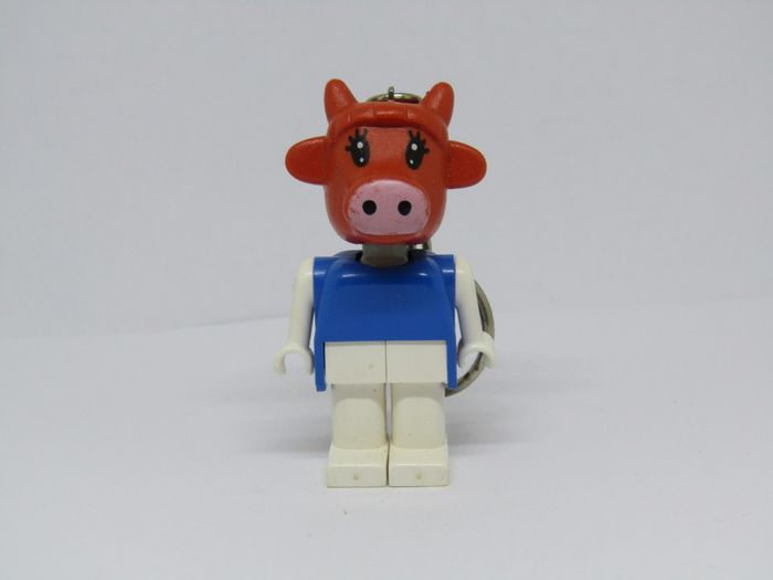 Lego Vintage 1980s Lego Fabuland Clover Cow Keychain Very Rare And Hard To Find