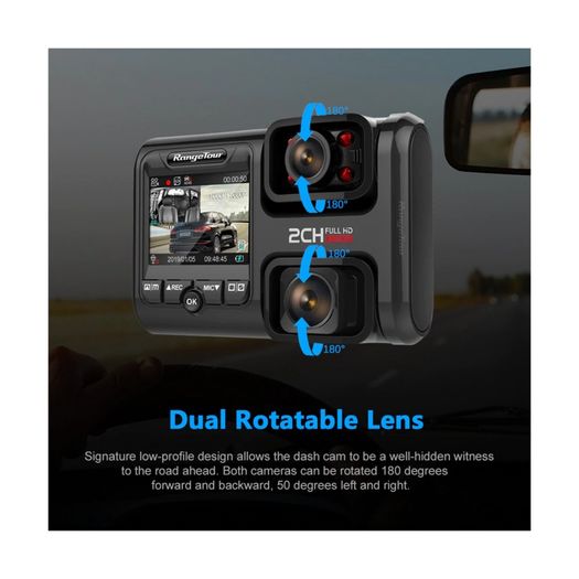 OUT OF STOCK-Car  Dash Cam  Wi-Fi Wifi 2160P 4K Dual lens (Inside+Outside) with Night vision