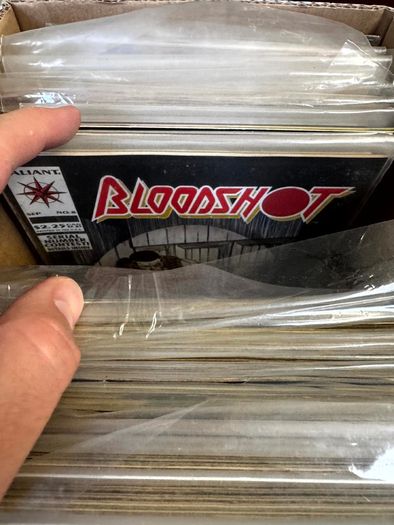 Valiant Long Comic Box w 270 comics for Sale