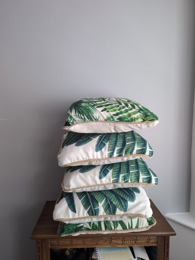 Tropical Palm Forest Green Cushions