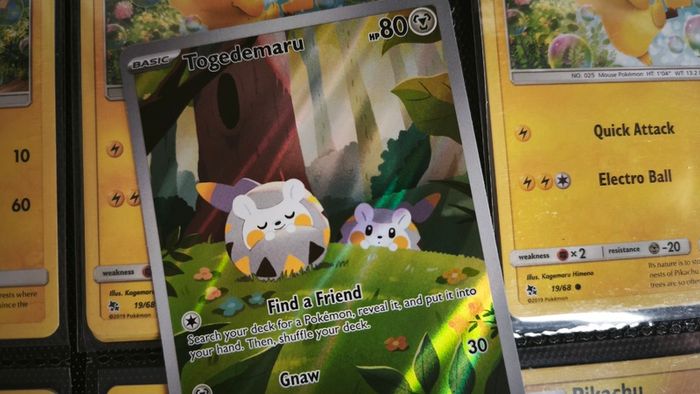 Togedemaru ! Illustration Rare ! from Phantasmal Flames Set ! 2025 ! Pokemon Card !
