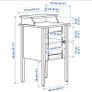 IKEA Olderdalen bedside locker Image 4