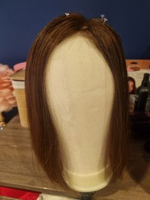 Human hair topper ,16 inch long !