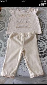 Girls two piece suit 0/3 mths