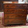 Victorian Flame Mahogany Chest of Drawers Image 2