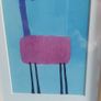 Lovely Set of Three Framed Prints of Brightly Coloured Artworks of Animals in a Naive And Fun Style Perfect for a Baby Nursery or Kids Bedroom Image 8