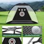 10x7ft Golf Practice Net for Backyard Driving with Triple Turf Mat 10 Practice Balls Image 3