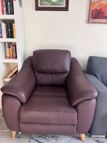 Armchair electric recliner