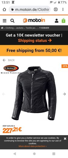 ladies motorbike jacket