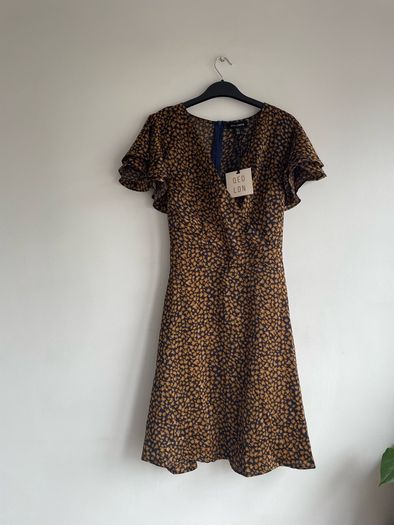 QED navy & gold dress size 16 - New with tags