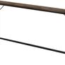 Slim Console Table for Hallway Industrial Compact Display Table Sofa Table for Small Spaces Rustic Brown Image 4