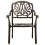 5 Piece Bistro Set Cast Aluminium Bronze Image 4