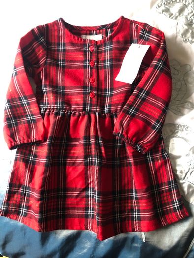New Tartan Baby Dress