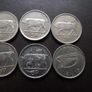 10 Irish 5 pence coins (1993-2000) Image 5