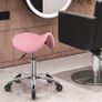 Hydraulic Saddle Salon Stool  Adjustable Height Image 9