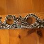 Australian hand painted wooden wine holder Image 2