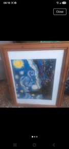 Large Framed Van Gogh Print
