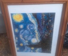 Large Framed Van Gogh Print