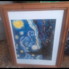 Large Framed Van Gogh Print