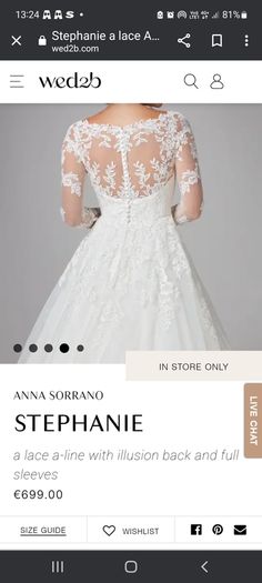 Anna Sorrano Stephanie Wedding Dress