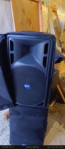 RCF 15" 325A Speakers Active + Active bass Bin