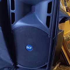 RCF 15" 325A Speakers Active + Active bass Bin
