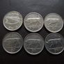 10 Irish 5 pence coins (1993-2000) Image 4