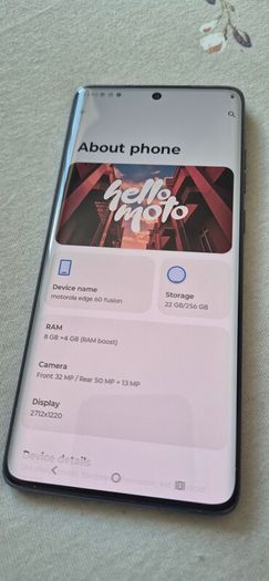 Motorola edge 60 fusion andoid phone