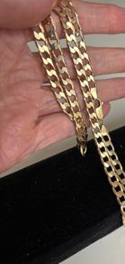 9ct gold flat curb chain
