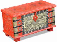 main image for ad Storage Chest Red Mango Wood 80x40x45 cm
