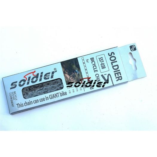 Soldier S57-03B Bicycle Chain Links 116 Mountain Bike Chain - 49331