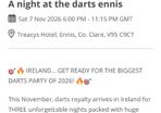 Darts ticket