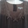 Brown woolen/ linen dress Image 2
