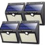 High quality 4  pack of LED  solar waterproof wall light use with motion sensor, 2200 mAh Image 2