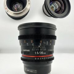 Samyang / Rokinon VDSLR Cine Prime Lens Set of 5