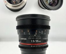 Samyang / Rokinon VDSLR Cine Prime Lens Set of 5