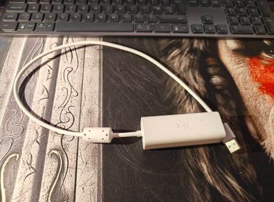 Logitech VU0058 ETHERNET Dongle Transceiver For Cat5e Kit and Scribe