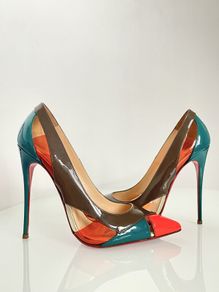 Christian Louboutin || UK 3.5 - UK 4 || Multi Colour Galata Heels