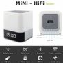 Wireless Bluetooth Speaker with Touch Control Bedside Lamp,Alarm Clock,MP3,Portable Smart LED Touch Sensor Table Lamp Dimmable RGB Multi-Color Changing Night Lights Image 3