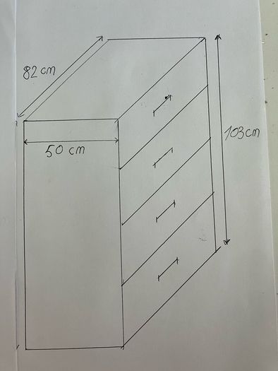 Chest of 4 Drawers