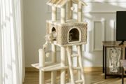 with Cat Cave incl. Toys Sisal Plush Khaki + Beige + Coffee