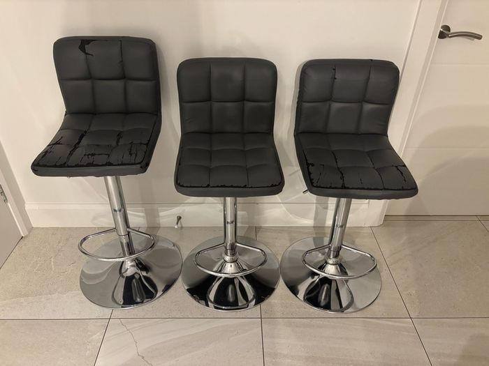 3 kitchen stools